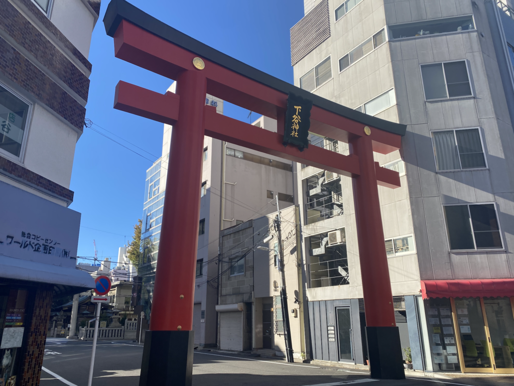 下谷神社の鳥居