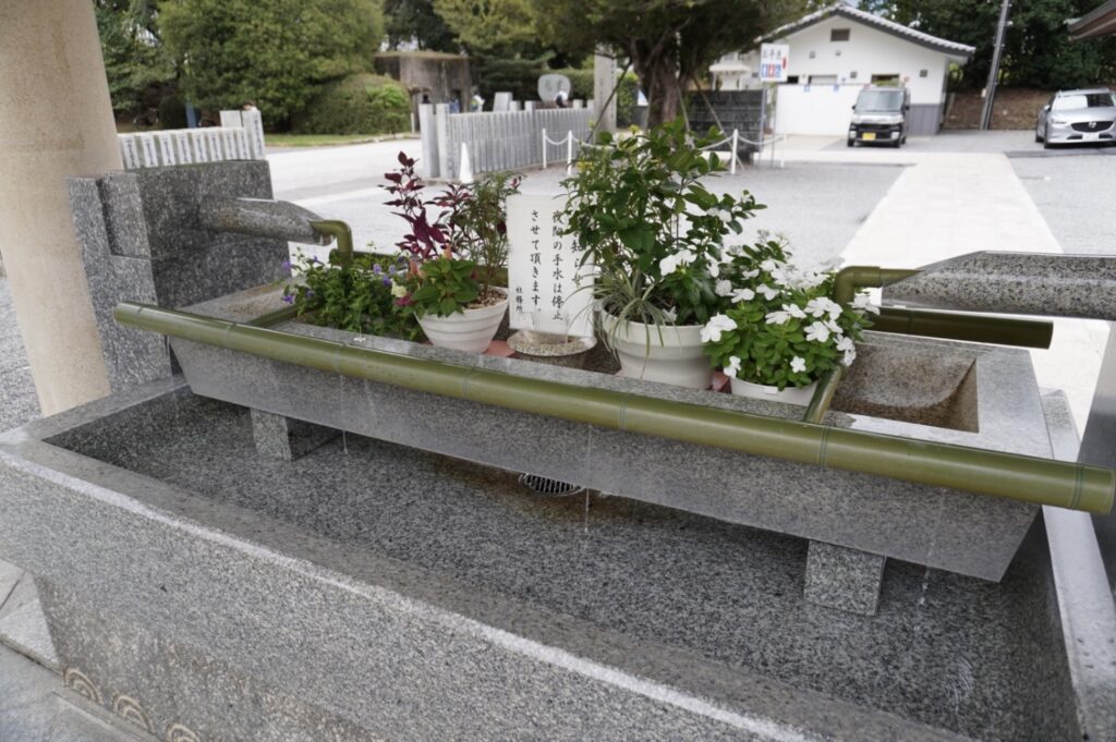 広島護国神社＿手水舎