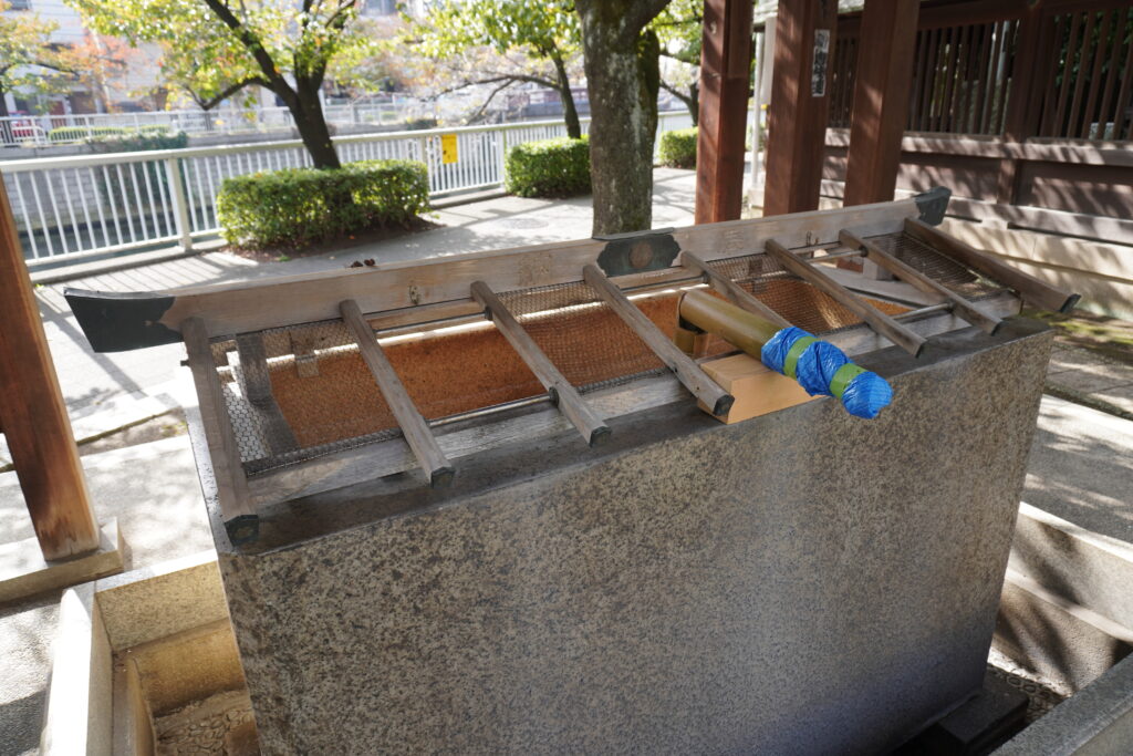 荏原神社_手水舎