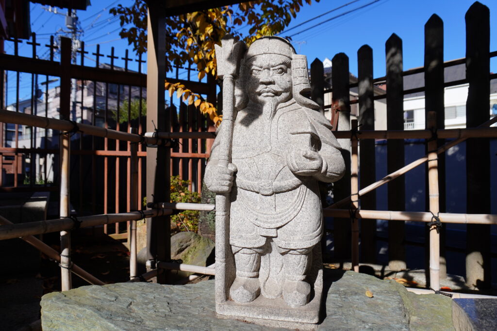 白旗八幡神社_毘沙門天