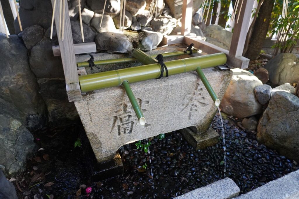 京都熊野神社_手水舎